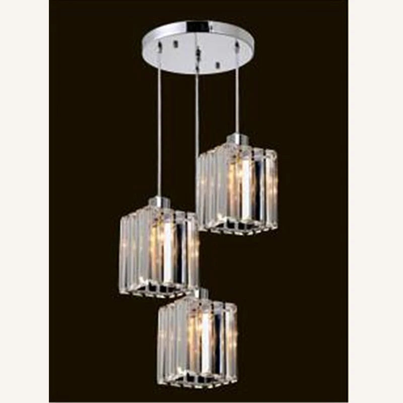 Vetulus Modern K9 Crystal Ceiling Chandelier For Living Spaces