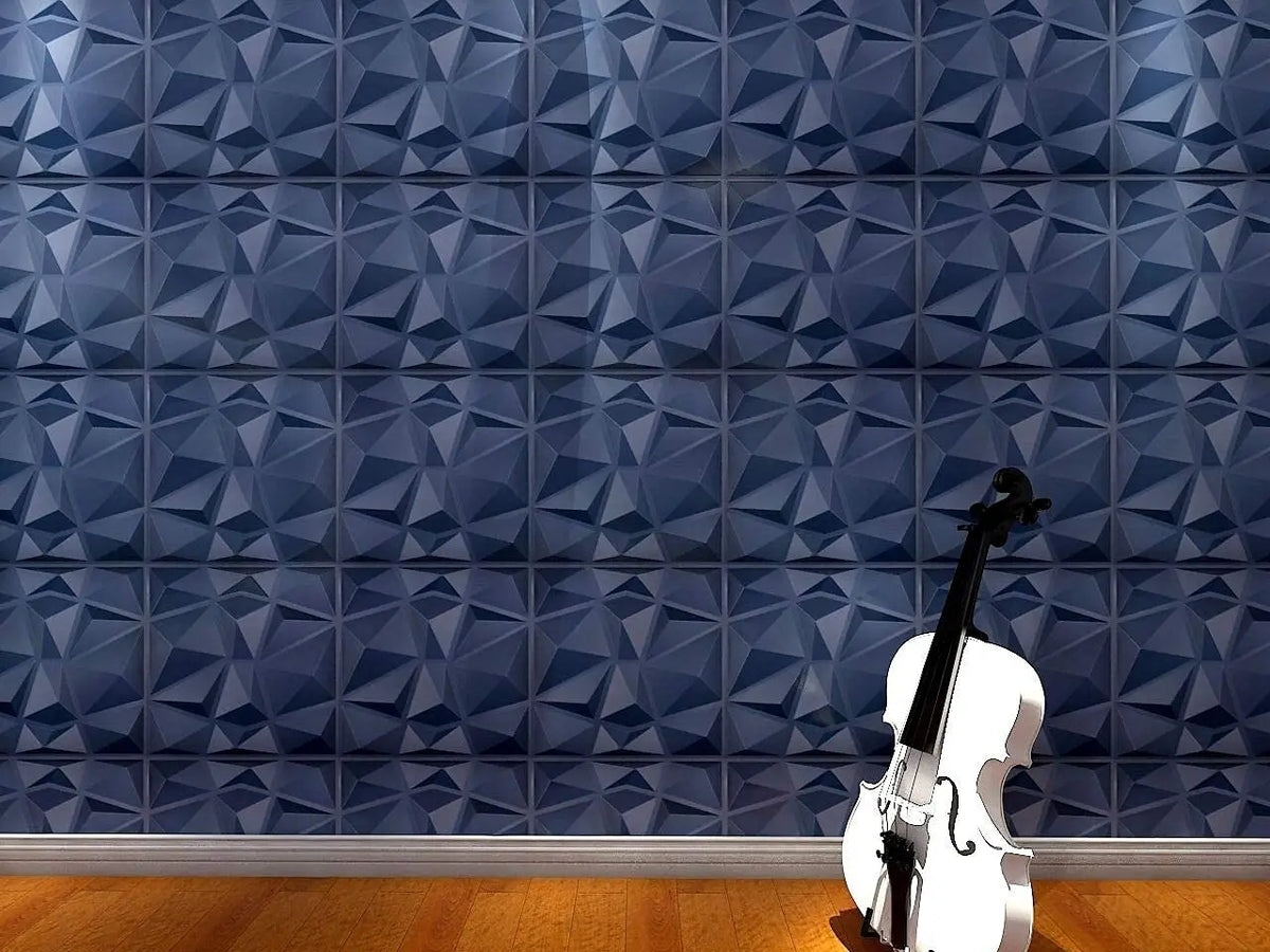 Art3d 3D PVC Wall Panels Diamond Design Pack 12 Tiles
