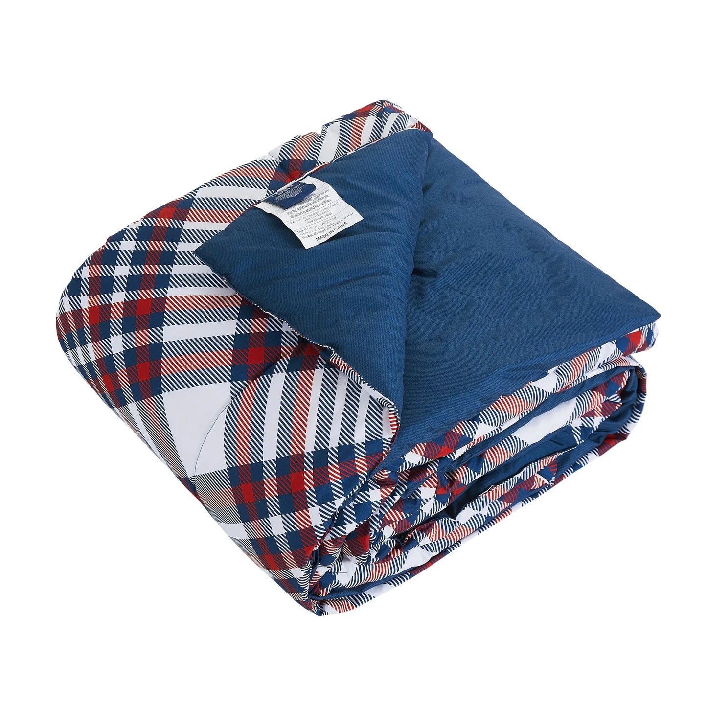 Kids Bamboo Fiber Reversible Comforter And Sham Bedding Set