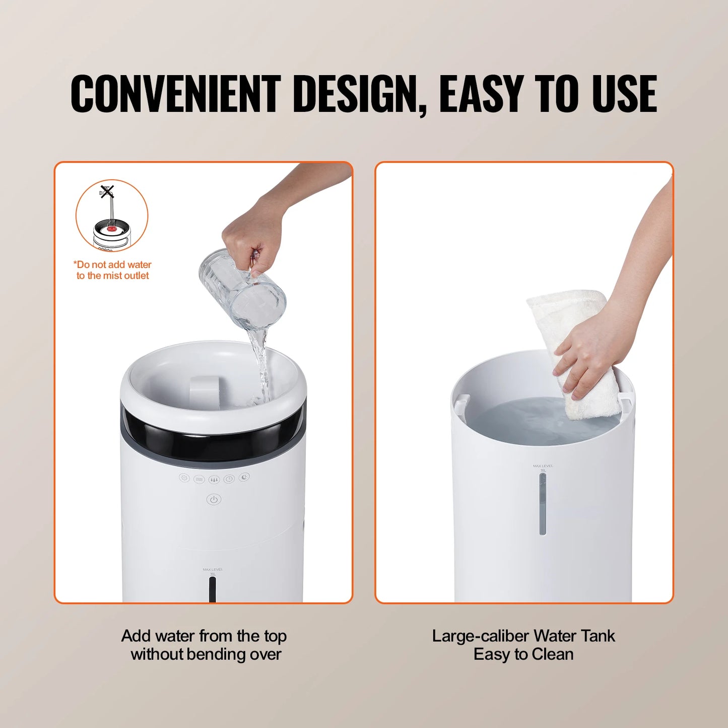SucceBuy Ultrasonic Humidifier For Whole House And Large Rooms 16L