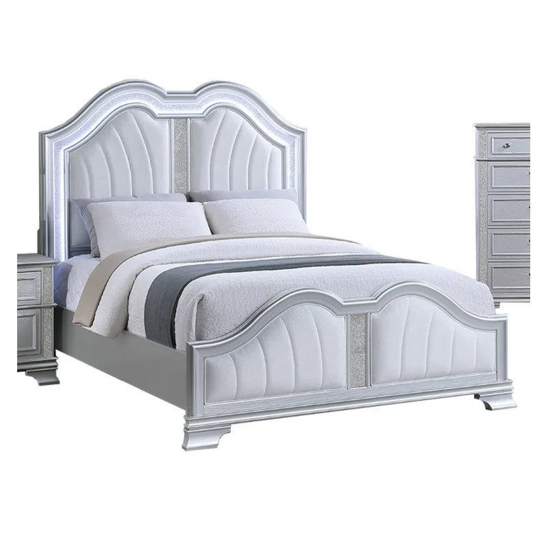 Contemporary Morocco Bed With Built In USB Port Modern Design