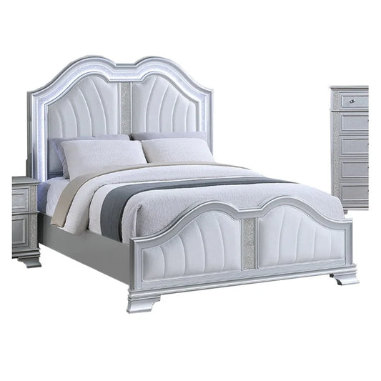 Contemporary Morocco Bed With Built In USB Port Modern Design
