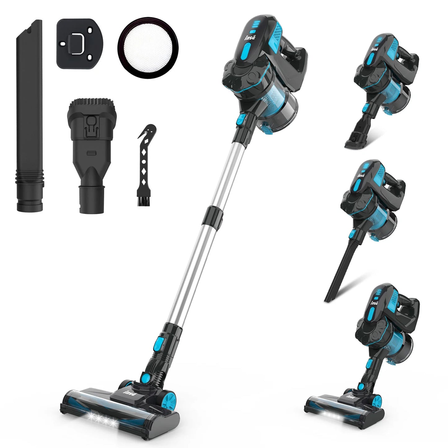 INSE V770 Cordless Vacuum Cleaner 20KPa 40min 6 In 1