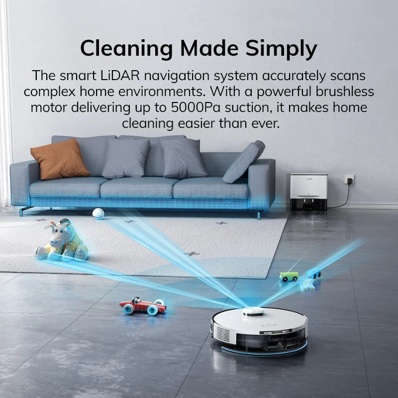 ILIFE A30 Pro Robot Vacuum And Mop Combo Self Emptying
