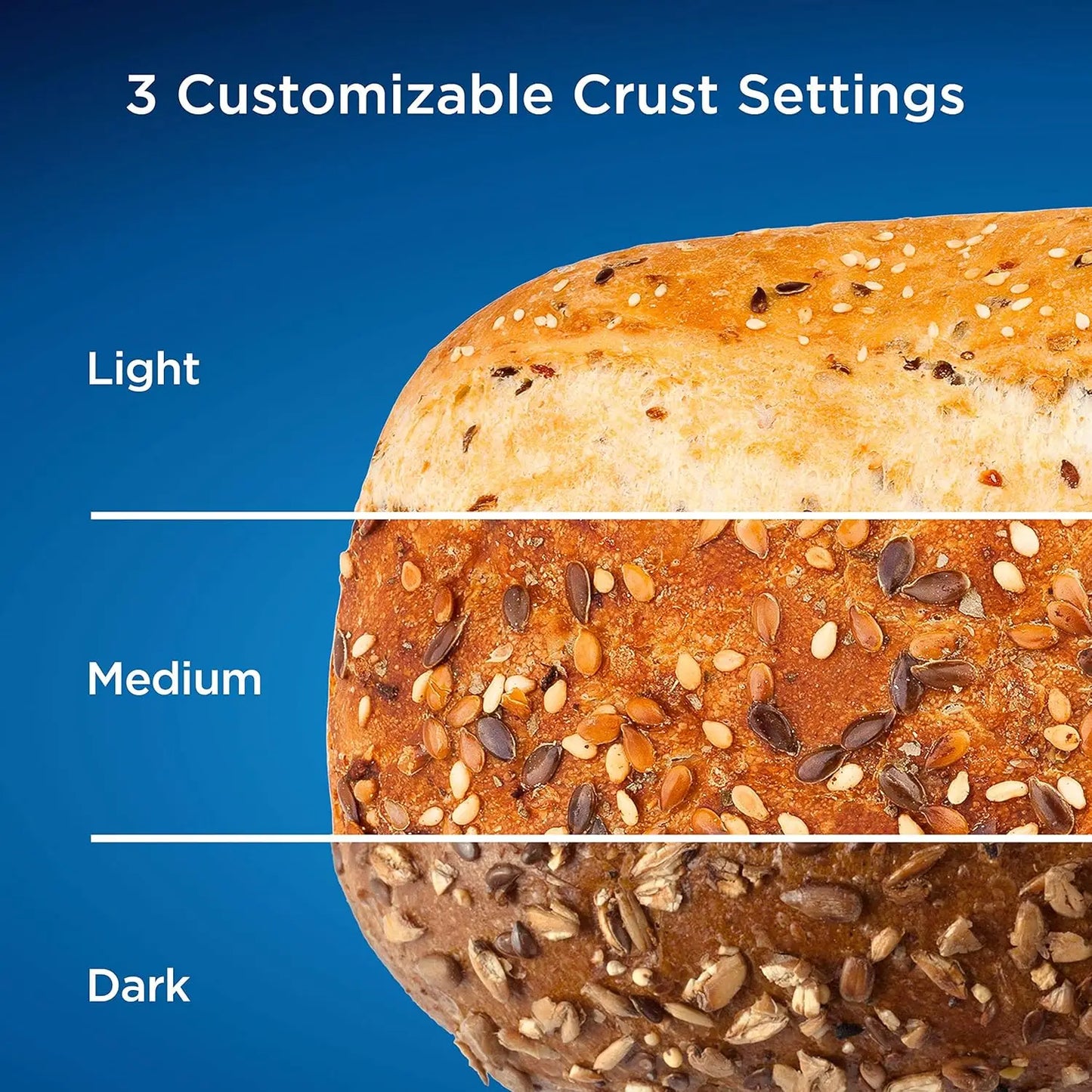 XMSJ Bread Maker With Express Bake High Power Stainless Steel