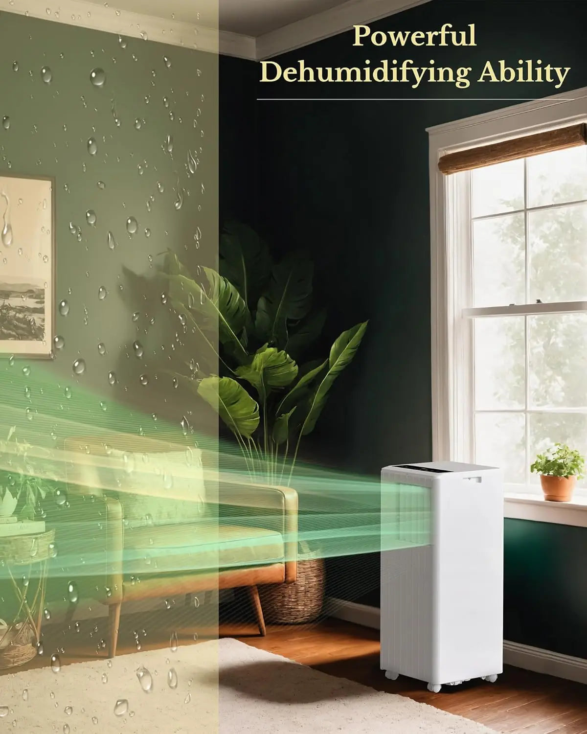 XMSJ Room Portable Air Conditioner 8000 BTU Quiet Cooling