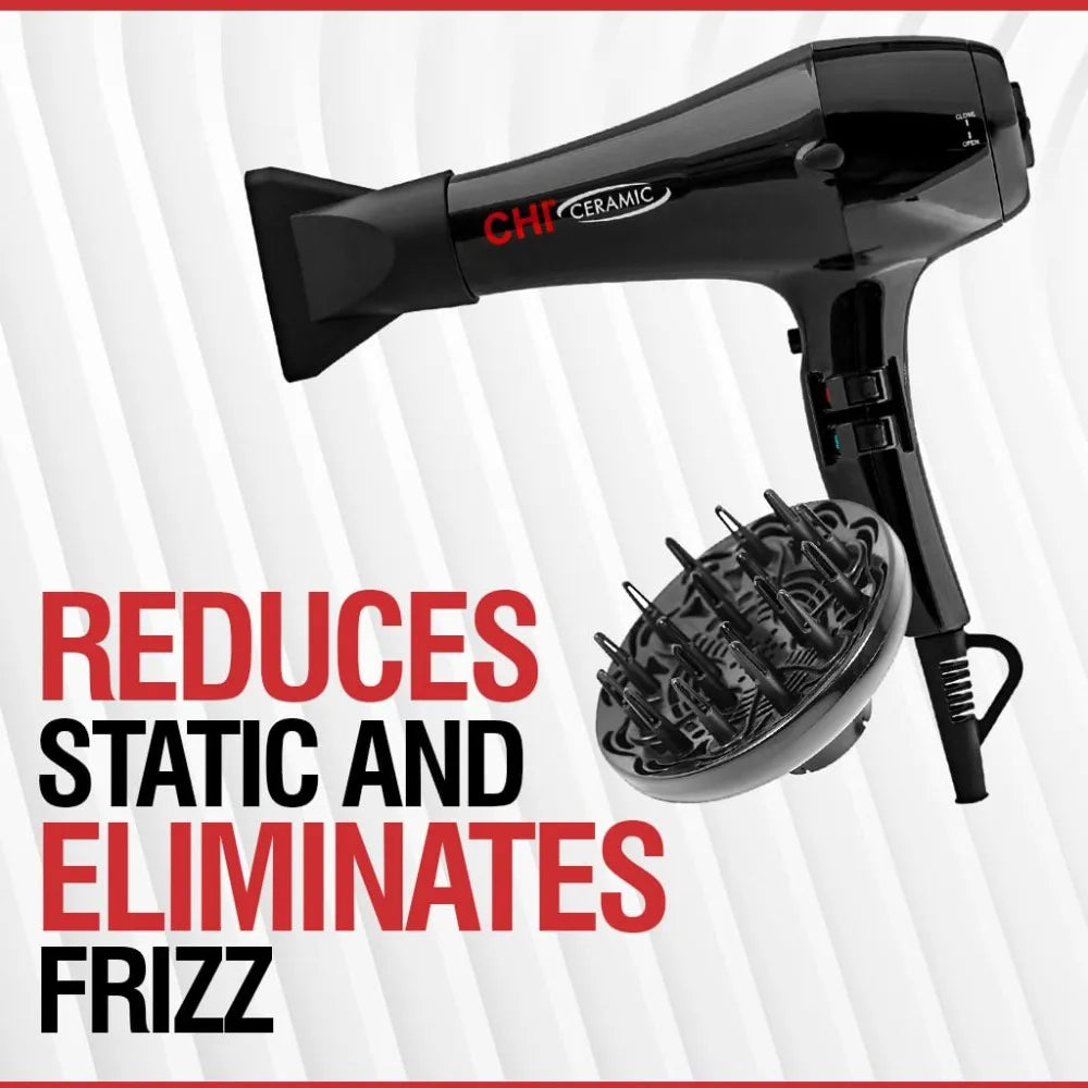 CHI Ceramic 1875W Hair Dryer With Concentrator Nozzle