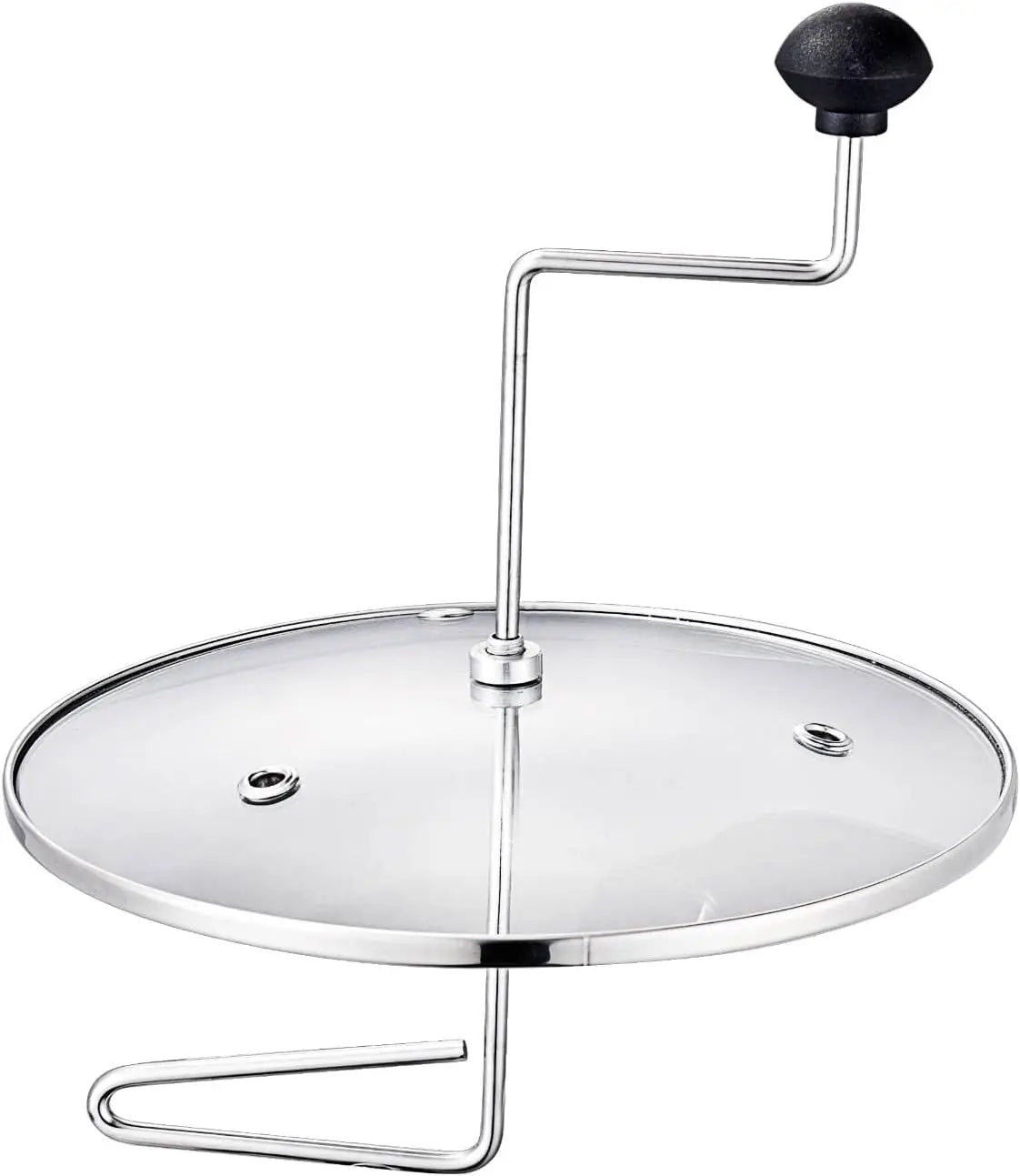XMSJ Manual Stovetop Popcorn Popper Stainless Steel With Stirring Rod