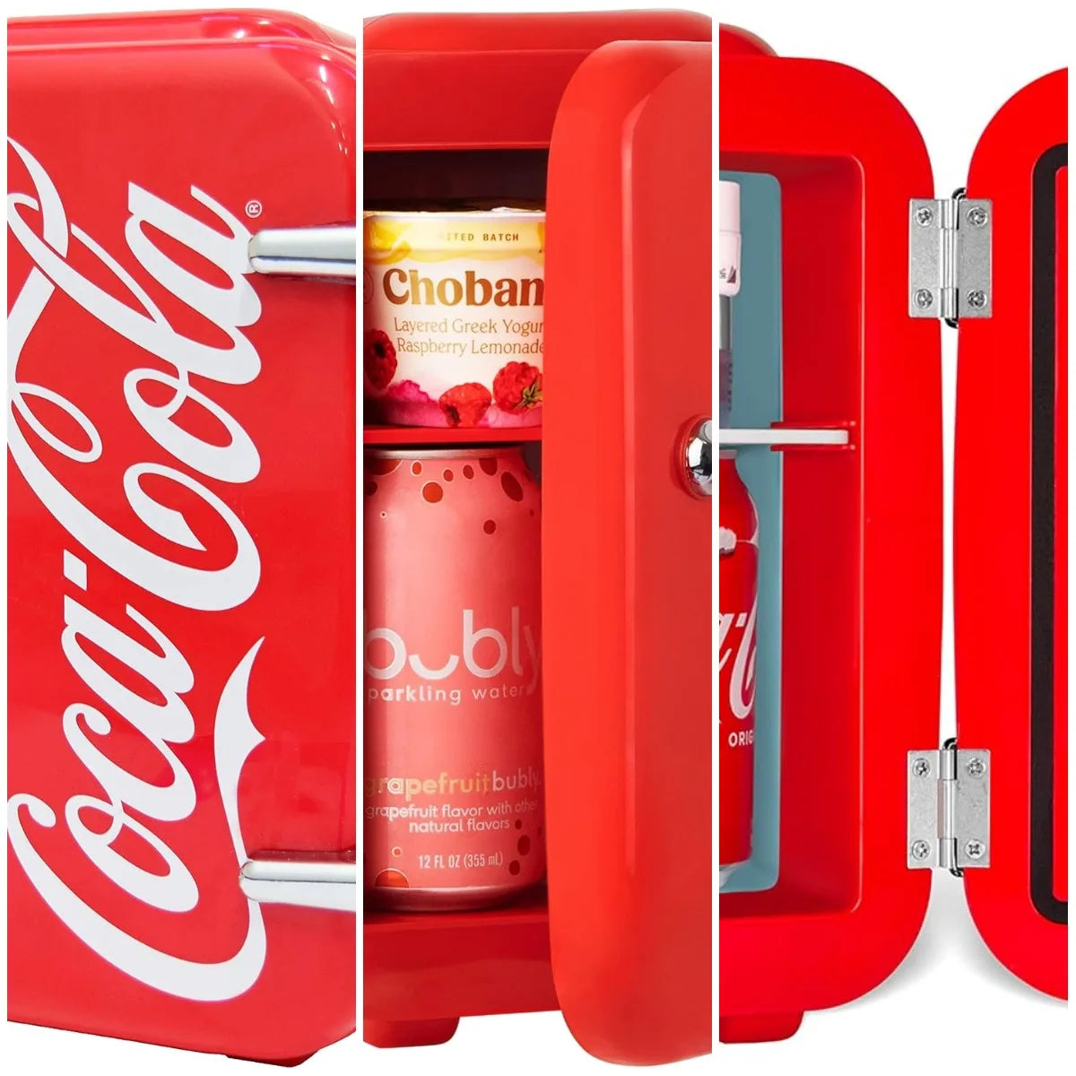 XMSJ Retro Mini Fridge 4L Portable Cooler For Car Dorm Office