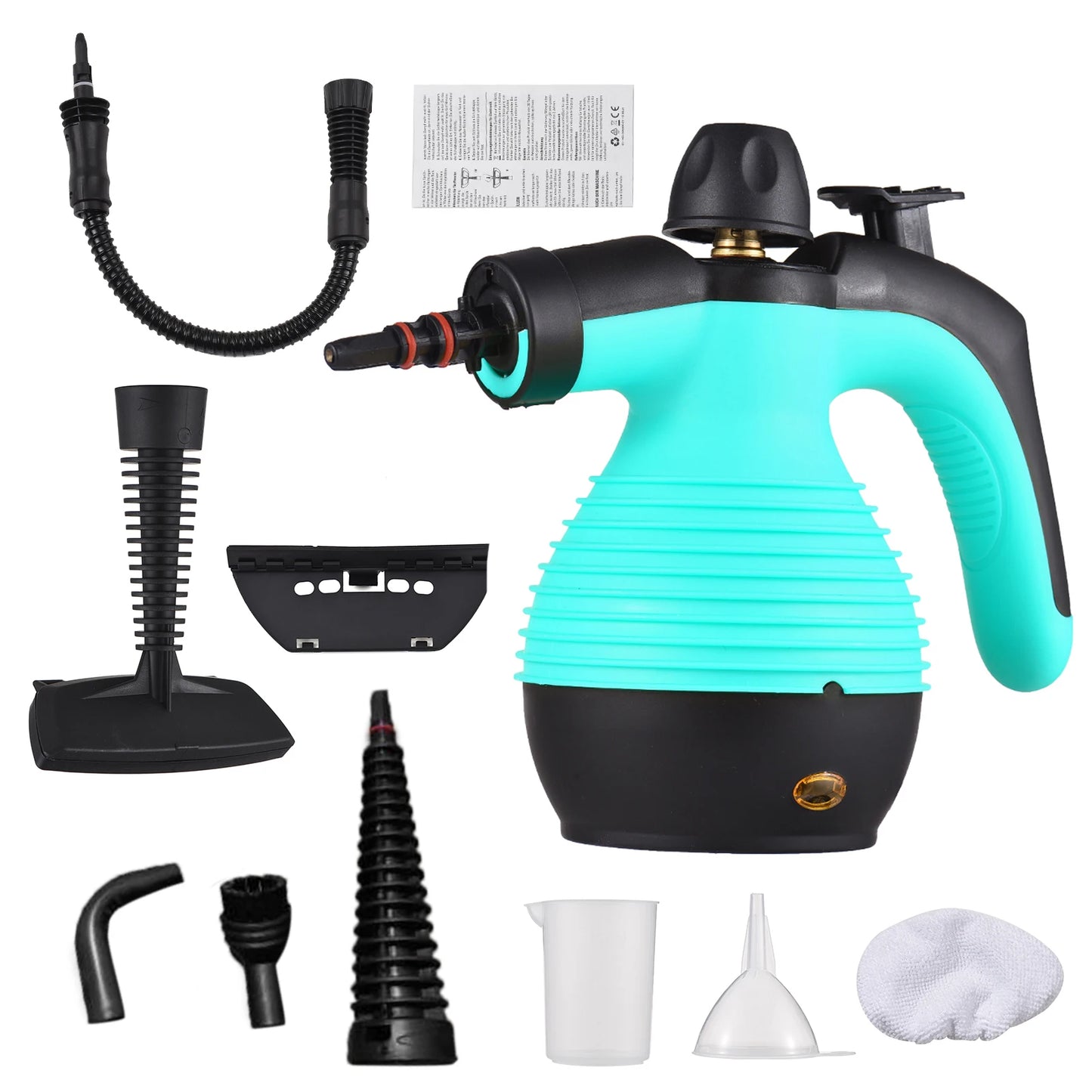 Romellar Portable Handheld Steam Cleaner 1050W High Temperature Pressurized