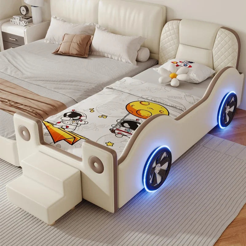 Toddler Bed Modern Luxury Design For Children Space Saving Mattress