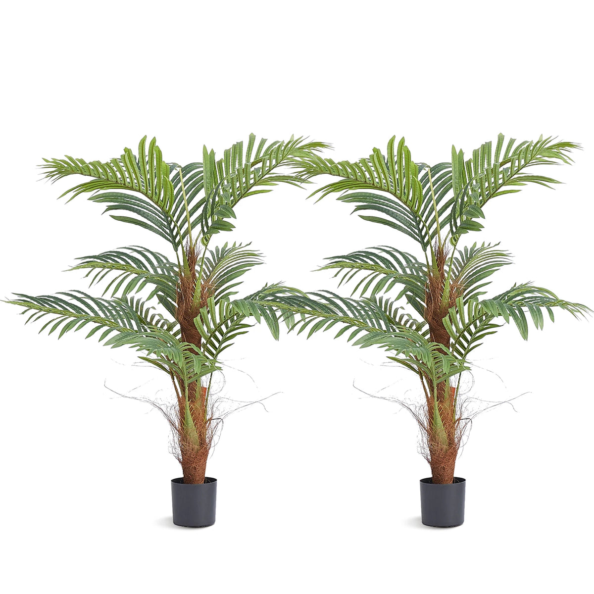 SucceBuy Artificial Palm Tree Faux Tropical Plant With Anti Tip Protection