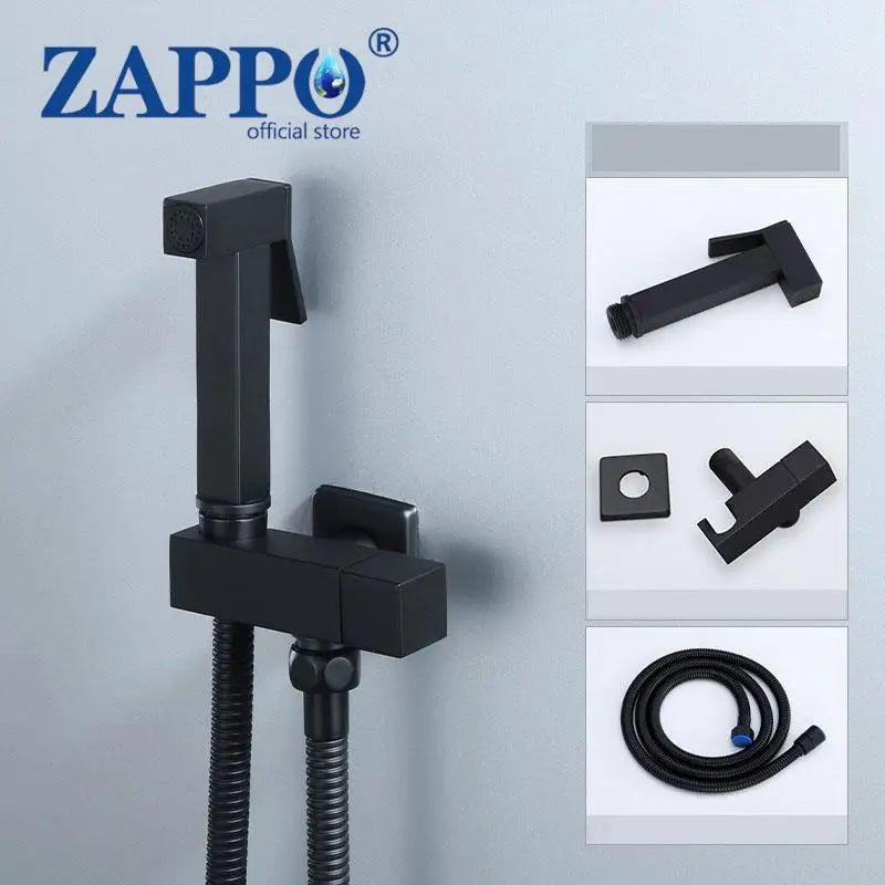 ZAPPO Bidet Sprayer Faucet for Toilet Brass Rough-In Kit