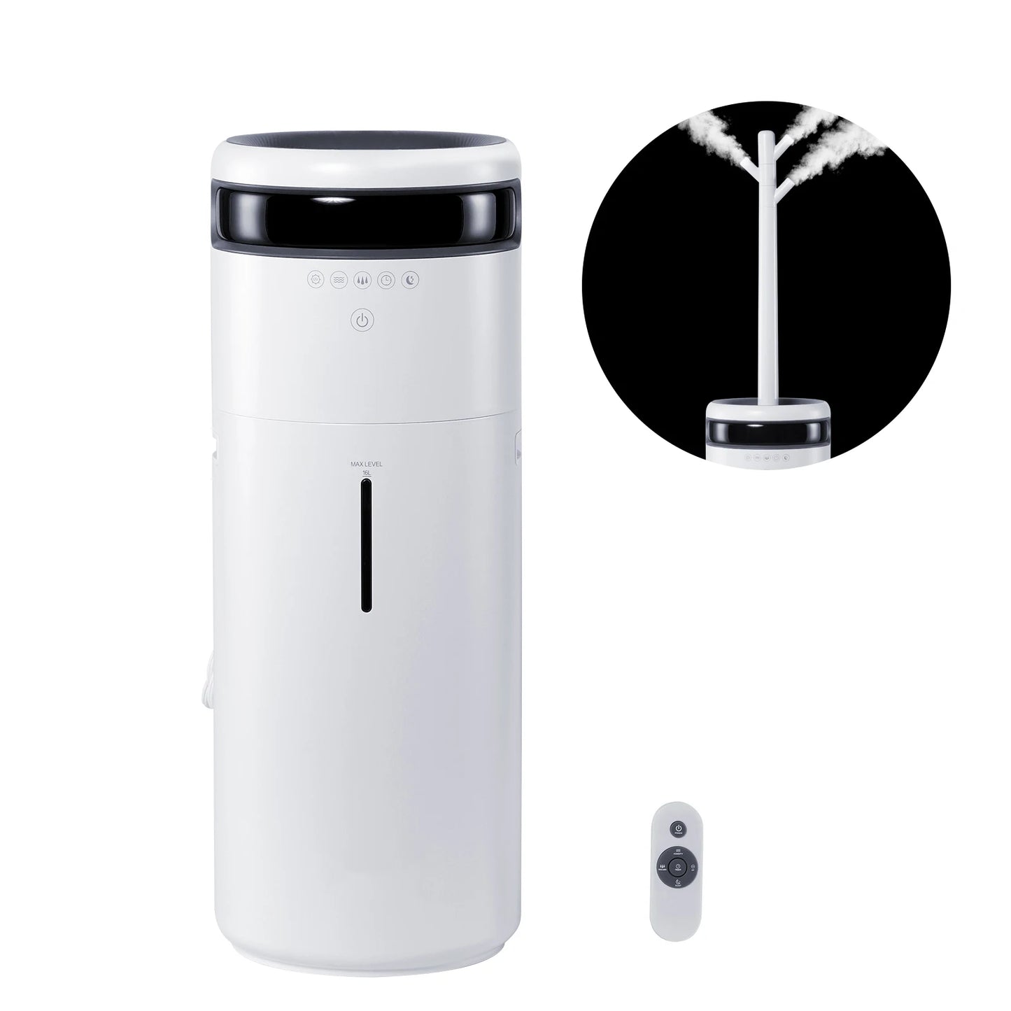 SucceBuy Ultrasonic Humidifier For Whole House And Large Rooms 16L