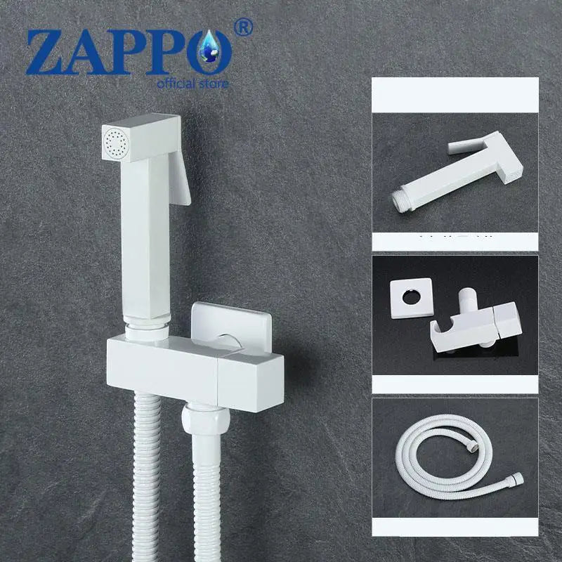 ZAPPO Bidet Sprayer Faucet for Toilet Brass Rough-In Kit