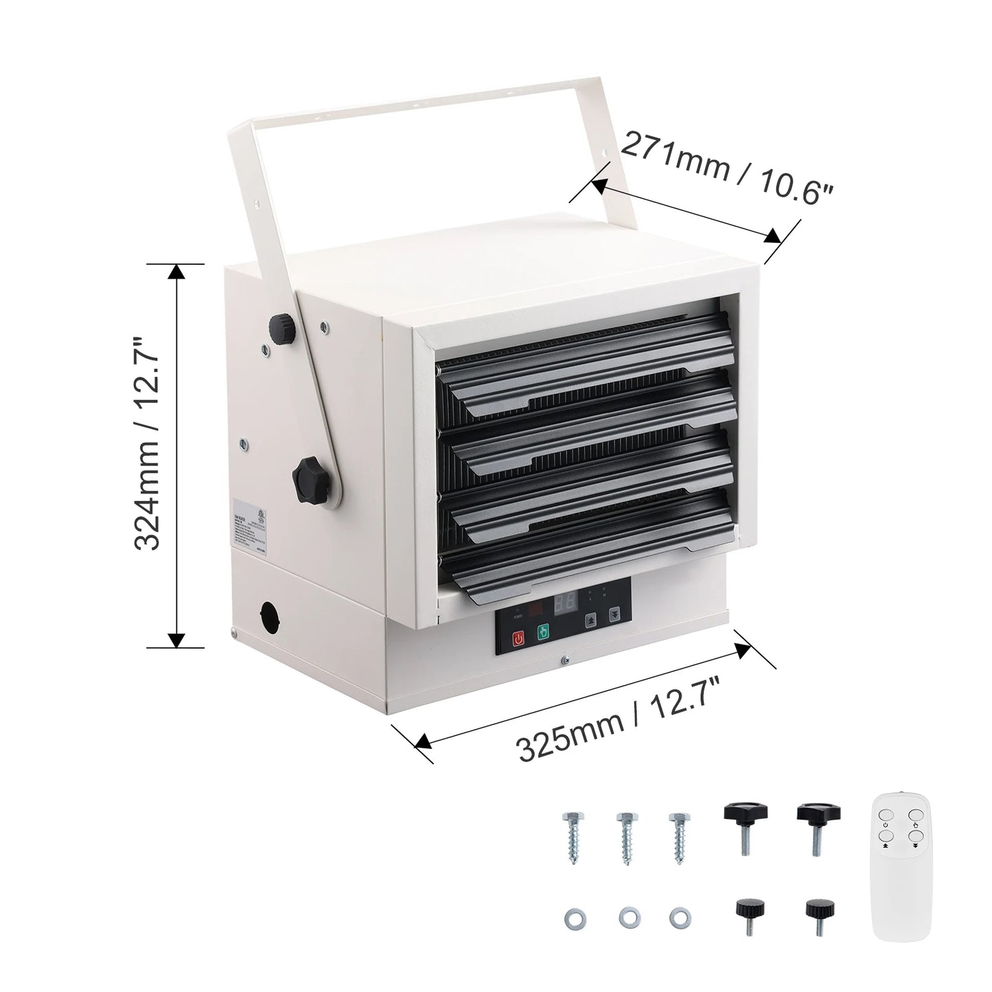 Digital Wall Garage Heater With Remote Control And Overheat Protection