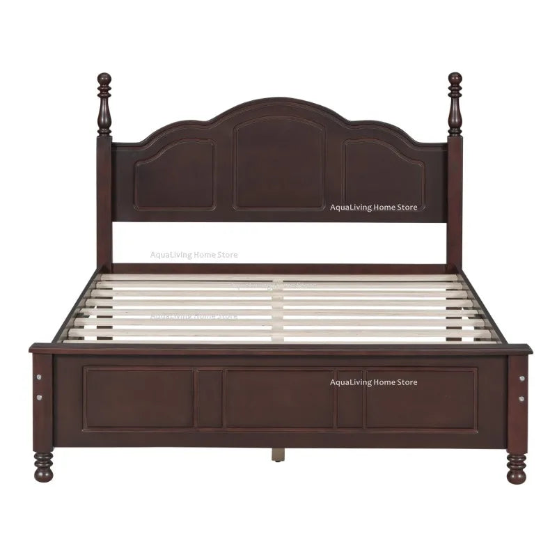 Modern Wooden Platform Bed And Nightstands Bedroom Furniture Set