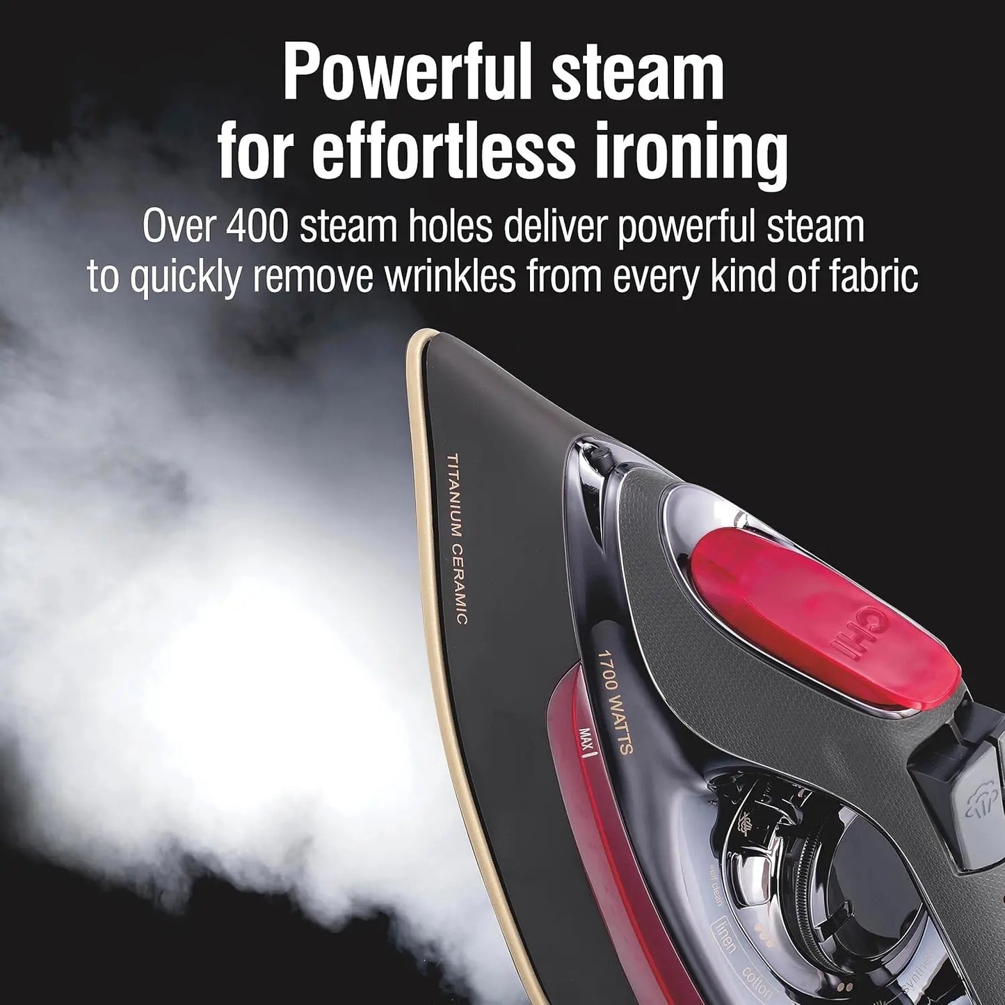 XMSJ Steam Iron 1700W With Auto Shutoff And 8ft Cord