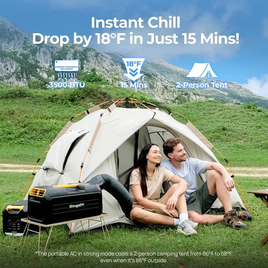 Portable 3500BTU Tent Air Conditioner for RV and Van Life