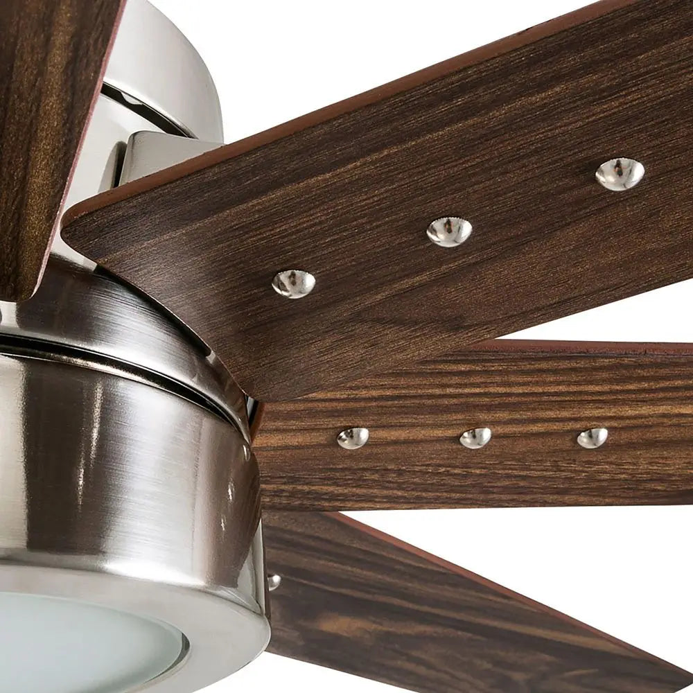 YTYIN Ceiling Fan With Light Remote Control Indoor LED 8 Blades