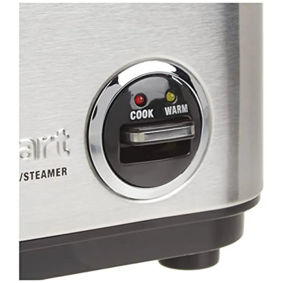 Stainless Steel Rice Cooker With Easy Clean Surface