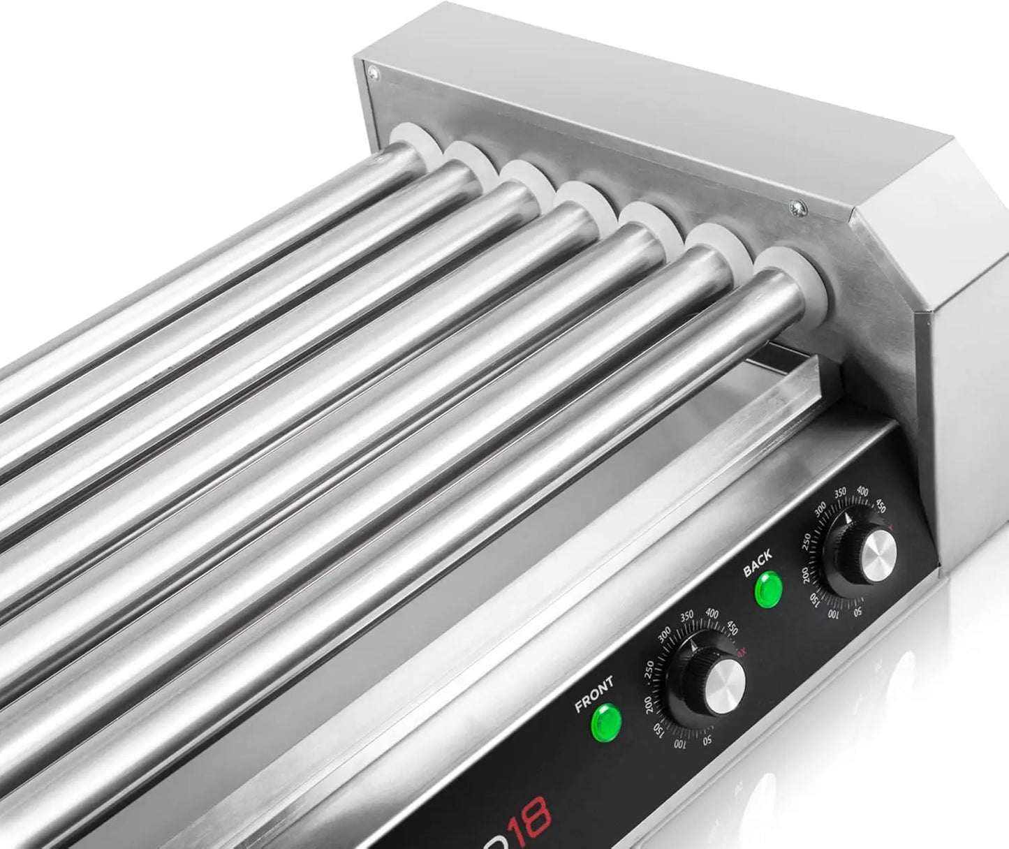 XMSJ Electric 7 Roller Hot Dog Grill 900 Watt Commercial