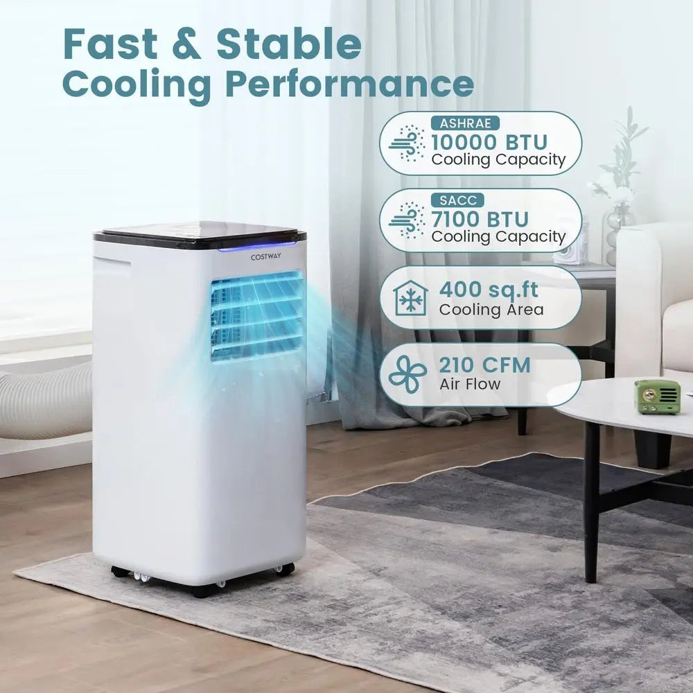YTYIN 10000 BTU Portable Air Conditioner for Room Up To 400 Sq Ft