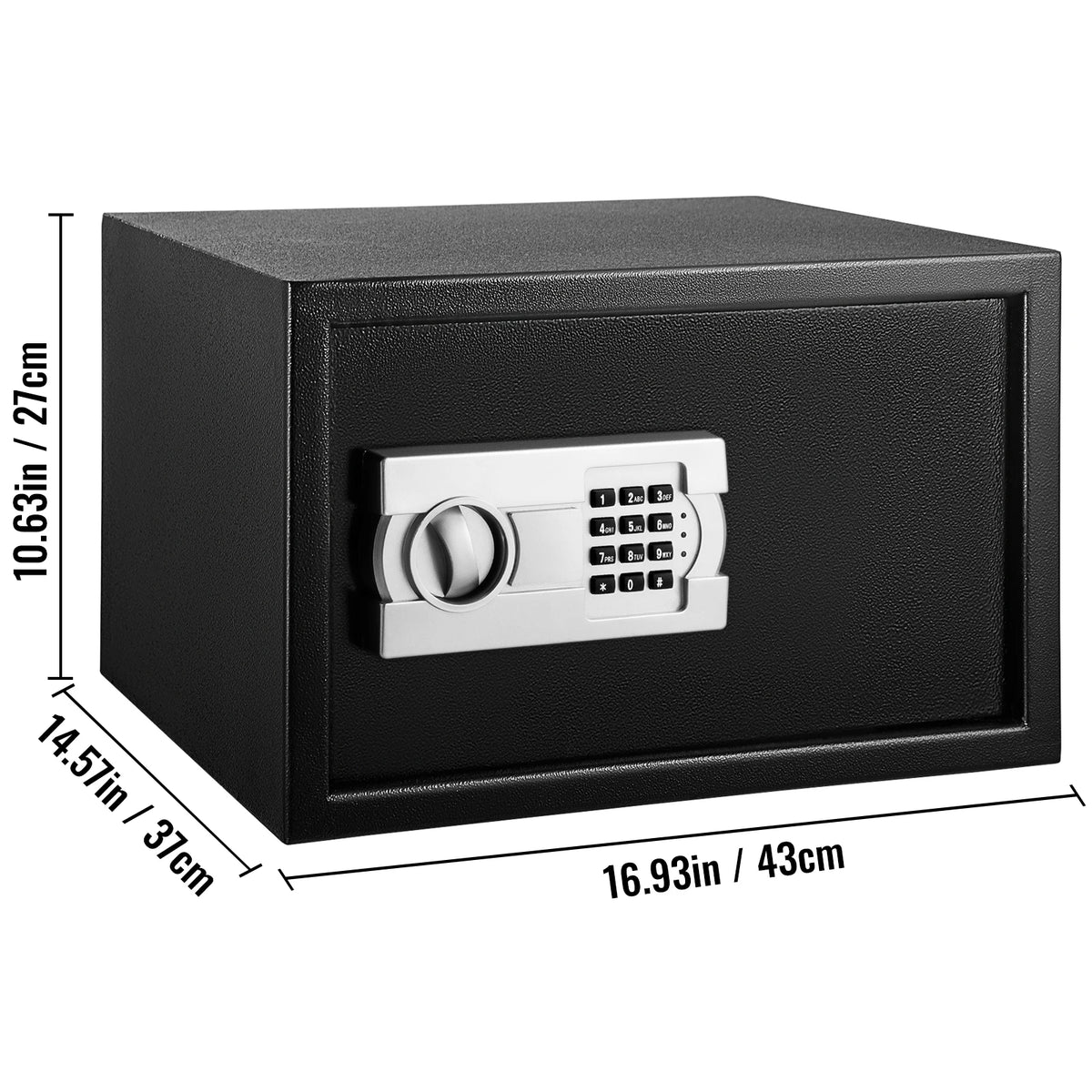 Electronic Safe Deposit Box With Digital Access And Hidden Storage