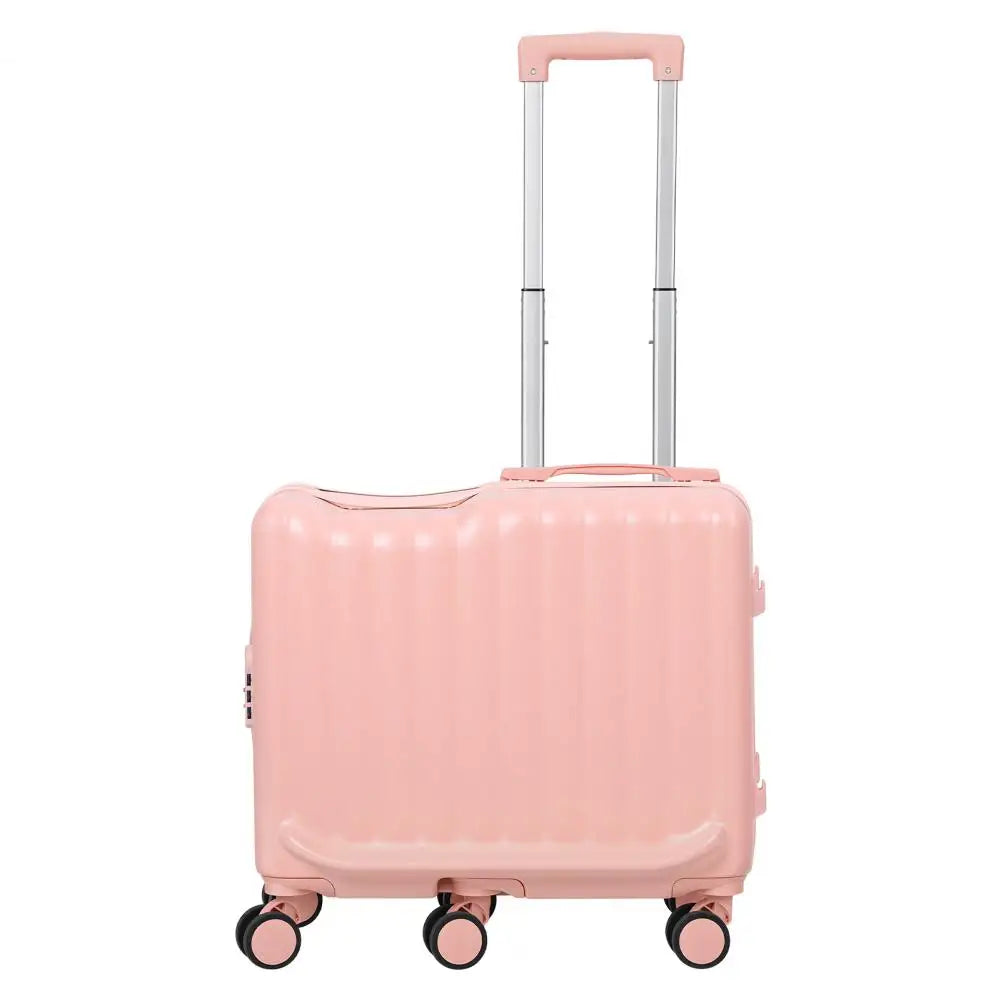 Kids Foldable Pedal Ride On Hardshell Spinner Luggage Scooter For Travel