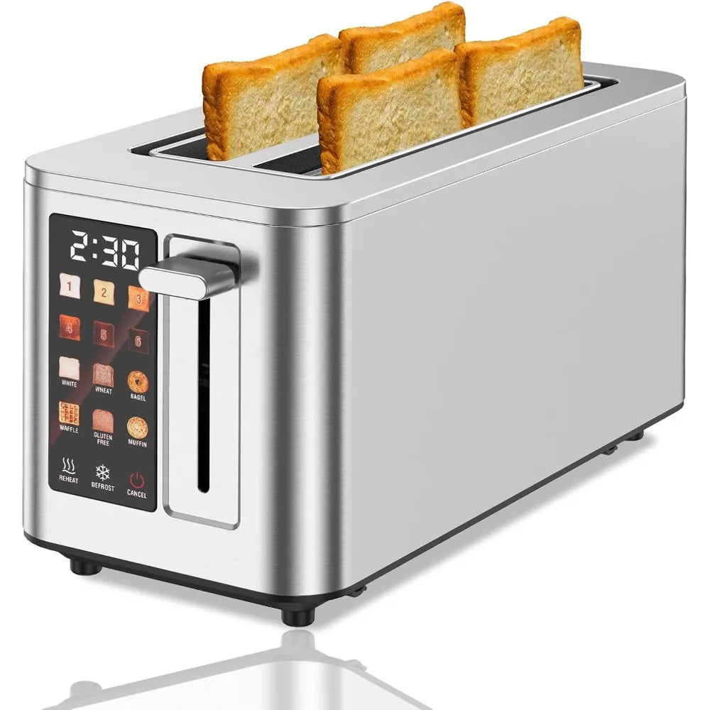 XMSJ 4 Slice Touch Screen Toaster With LCD Display