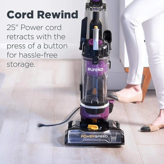 XMSJ PowerSpeed NEU202 Upright Vacuum Cleaner Lightweight Cord Rewind