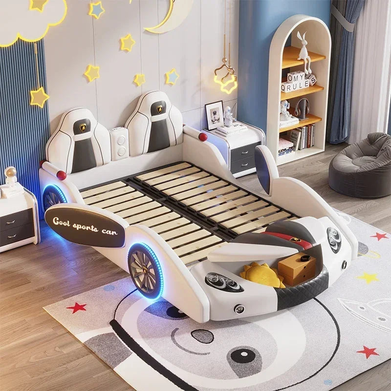 Dutrieux Multifunctional Loft Bed With Lights For Toddlers