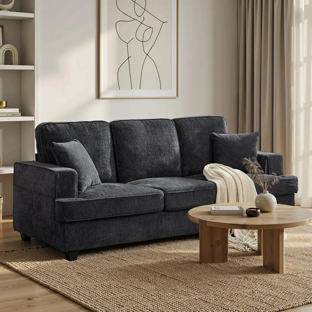 Luxury Cloud Style Three Seater Sofa With Deep Seat Cushions