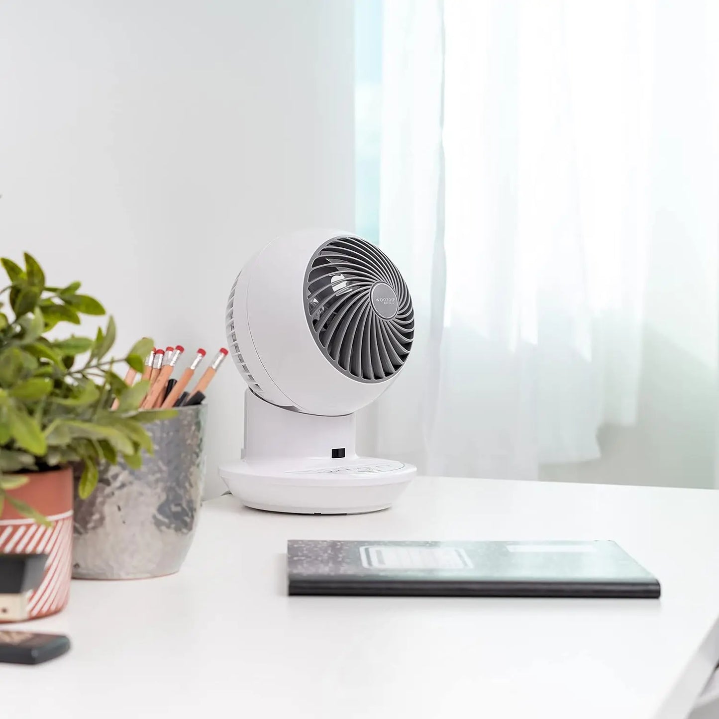 XMSJ Air Circulator Fan With Remote Oscillation And 3 Speeds