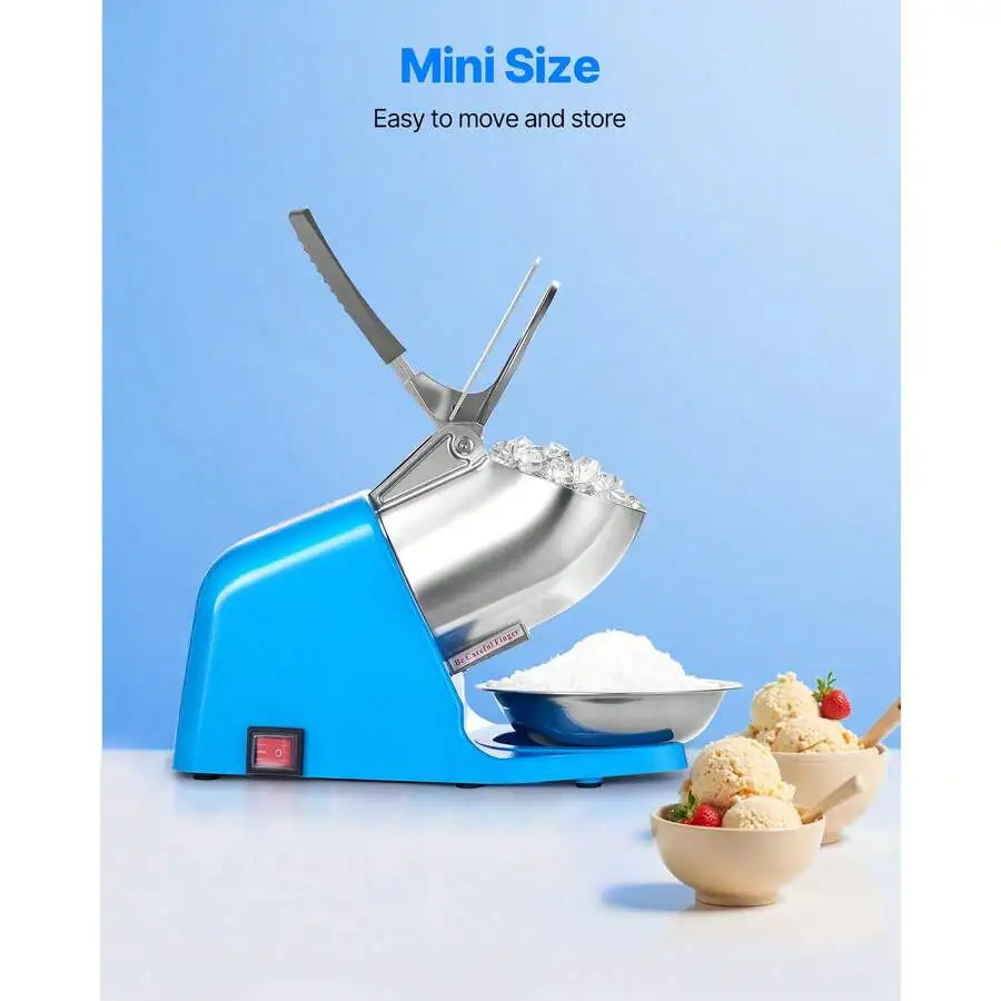 XMSJ Ice Crusher Machine 286 Lbs Per Hour Electric Shaved Ice Machine