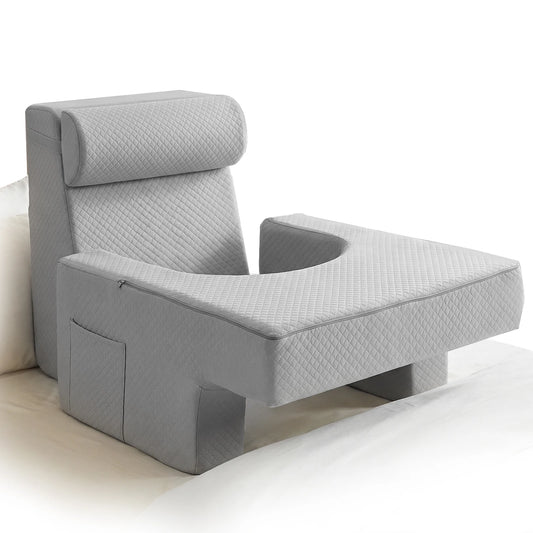 NovaSphere Back Support Pillow With Arms And Pockets For Bed And Sofa