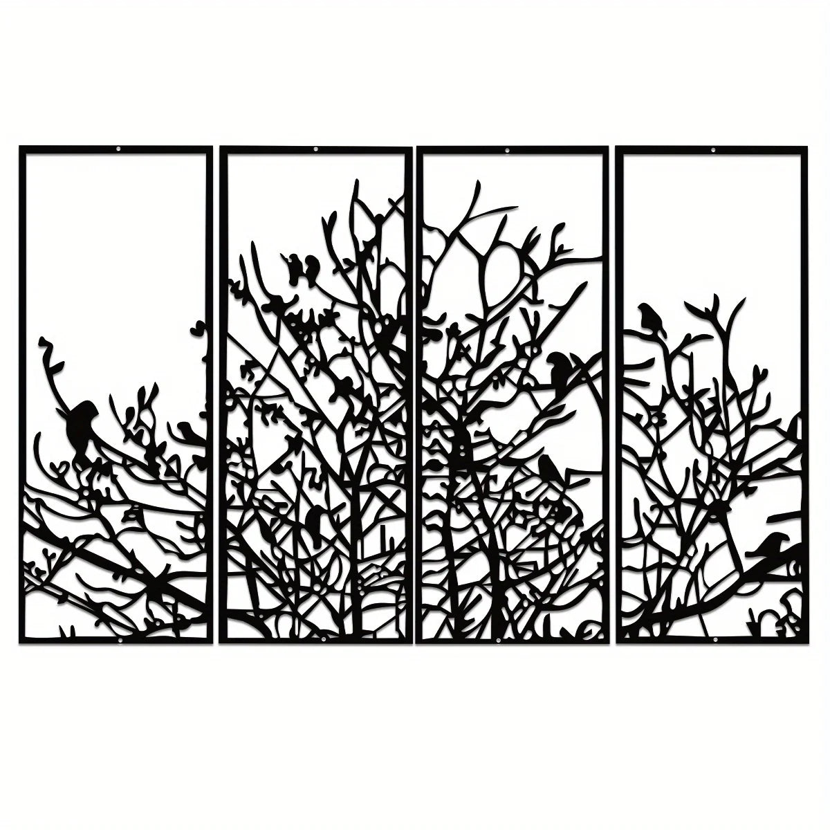 Tree Of Life Metal Wall Decor Mid Century Home Accent