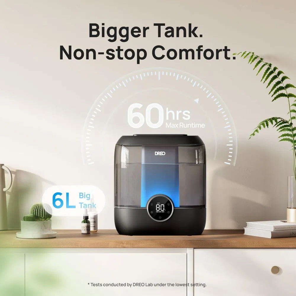 XMSJ Dreo Ultra Quiet Humidifier for Large Rooms Performance