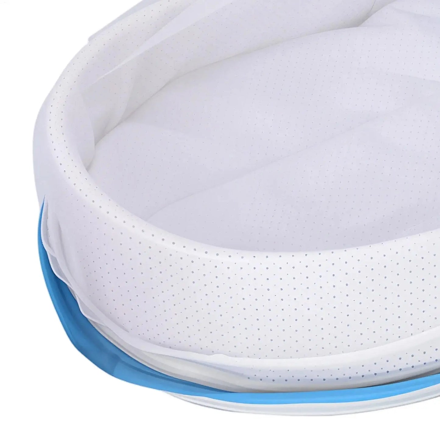 Portable Kids Travel Bed Lightweight Crib With Fly Net Camping