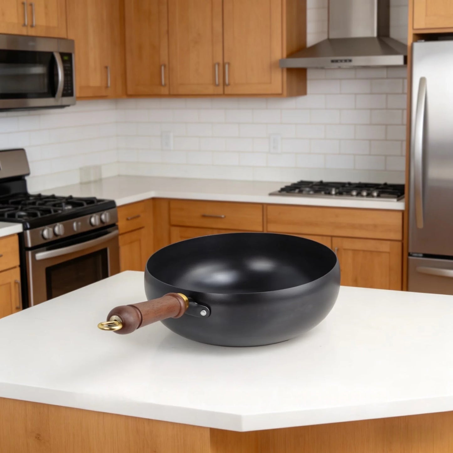 Uncoated Iron Frying Pan For General Use On Stoves