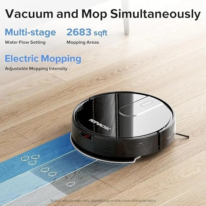 XMSJ Robot Vacuum Cleaner And Mop Combo With 5200Pa Suction