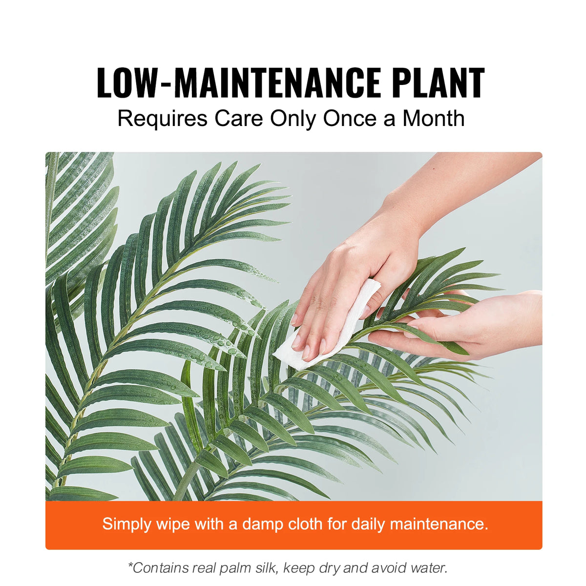 SucceBuy Artificial Palm Tree Faux Tropical Plant With Anti Tip Protection
