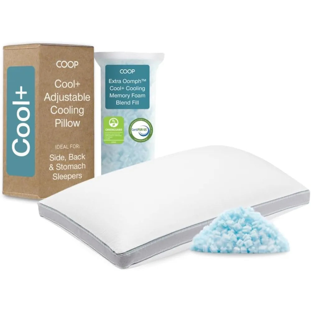 Cooling Gel Memory Foam Pillow For Back Neck Support