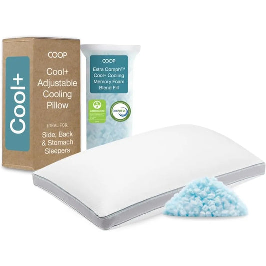 Cooling Gel Memory Foam Pillow For Back Neck Support