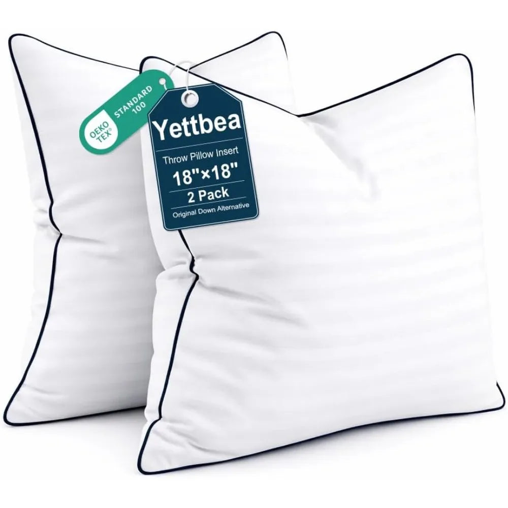 NBVCX Pillow Inserts Set of 2 Down Alternative Cushions