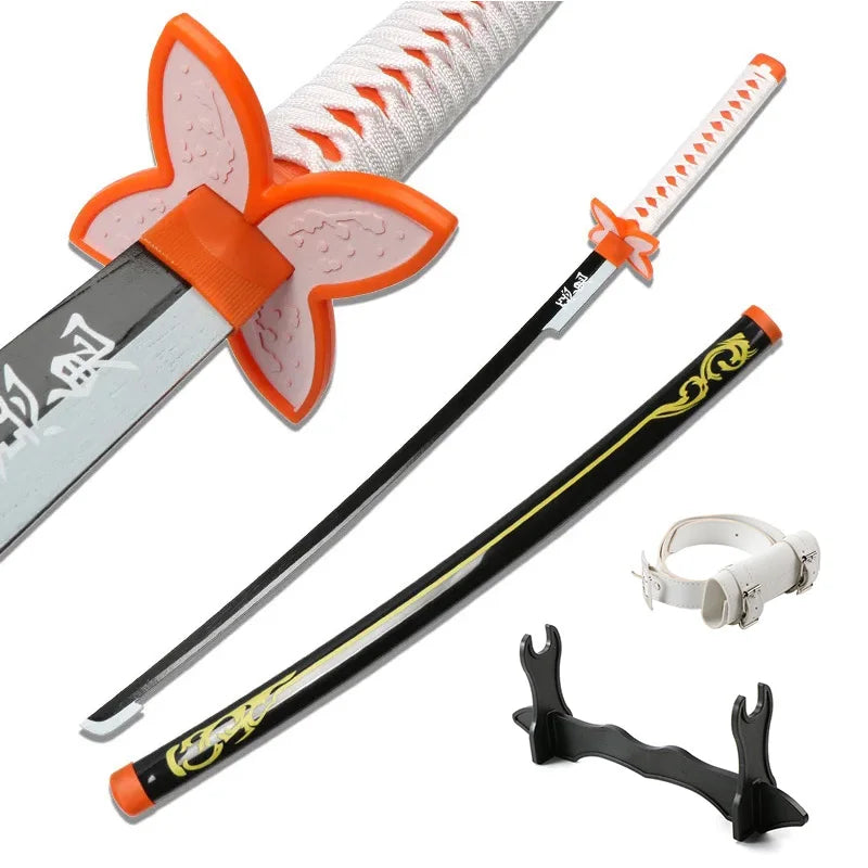 Anime Katana Cosplay Bamboo Wooden Toy Sword Tanjiro Zenitsu Kyoujurou
