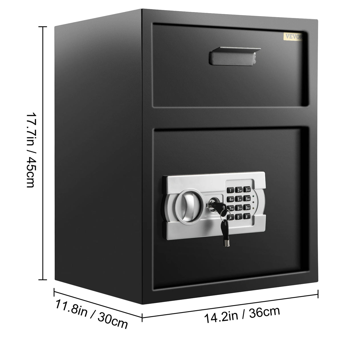 Electronic Safe Deposit Box With Digital Access And Hidden Storage