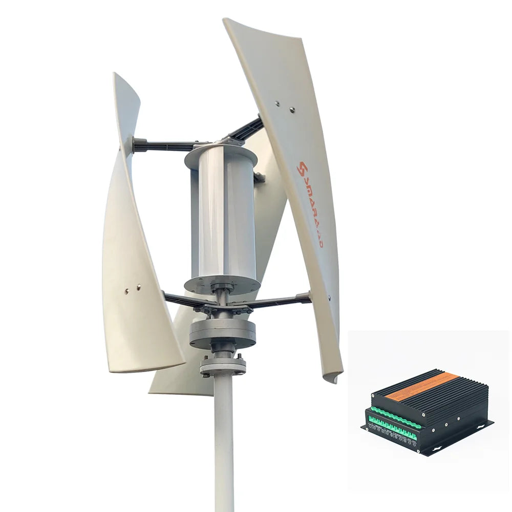 Vertical 2000W Permanent Magnet Wind Generator For Low Wind Start