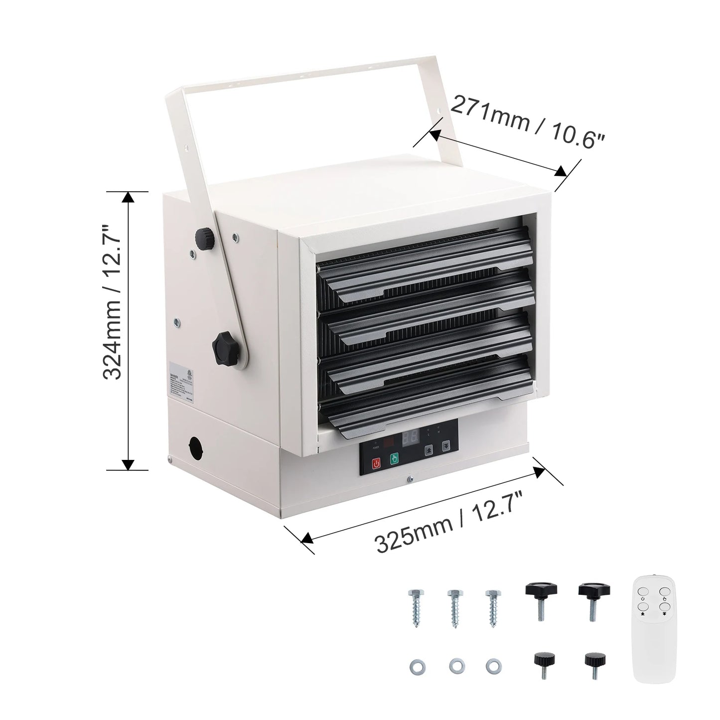Digital Wall Garage Heater With Remote Control And Overheat Protection