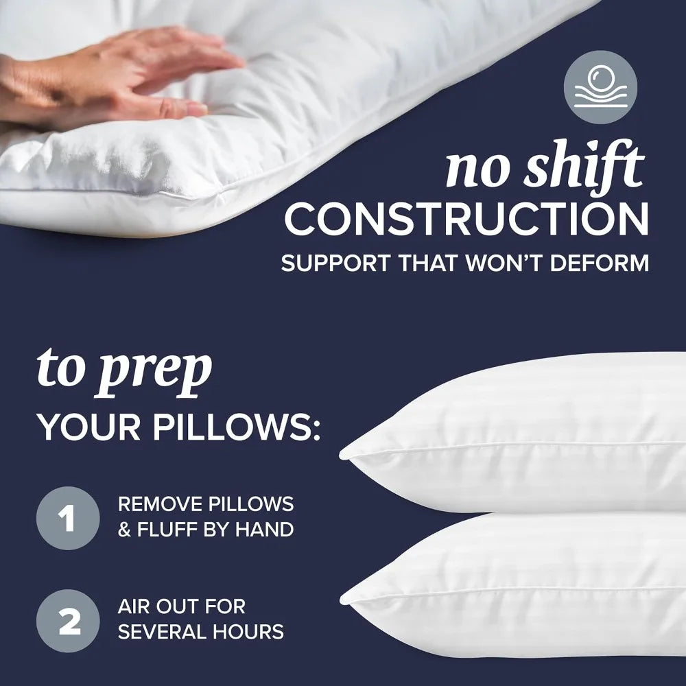 Beckham Hotel Collection Down Alternative Pillows Set of 2